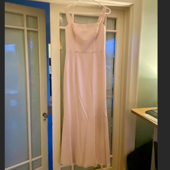 Amsale Dresses & Skirts - Cleo Amsale Bridesmaid Dress Blush Sz 8 or Sz 6
